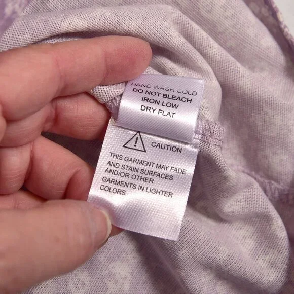 IRIS Women's Midi Dress Size XL Purple Floral - Picture 7 of 8